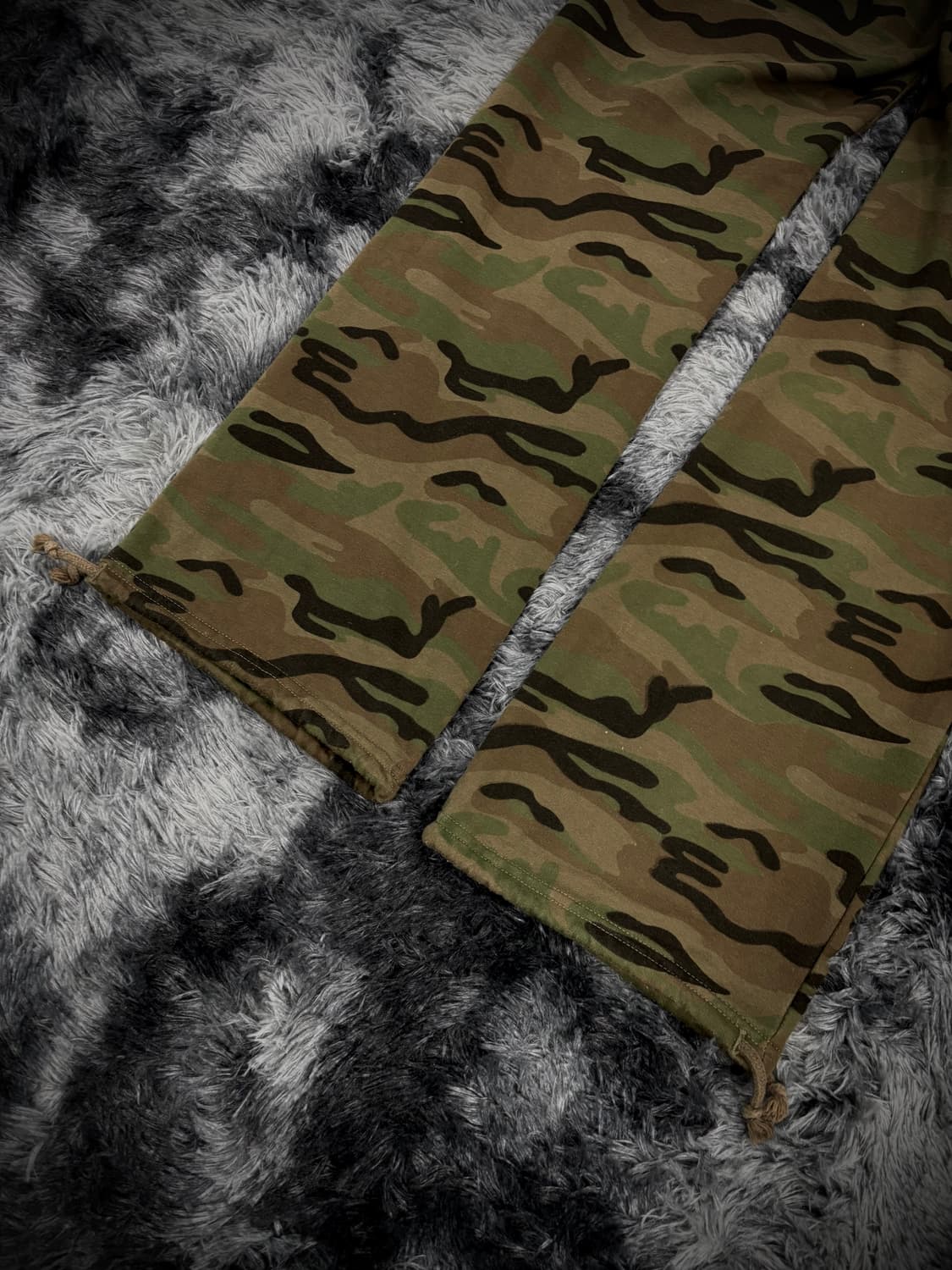 카키 카모 허리스트랩 트랙팬츠 상품이미지6