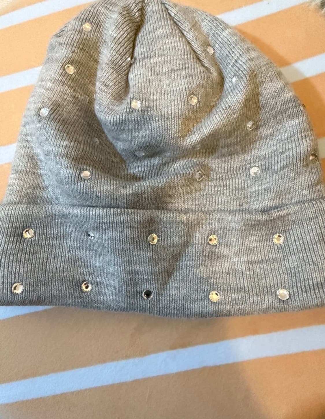 슈프림 뉴에라 콜라보 큐빅 비니 회색 상품이미지3