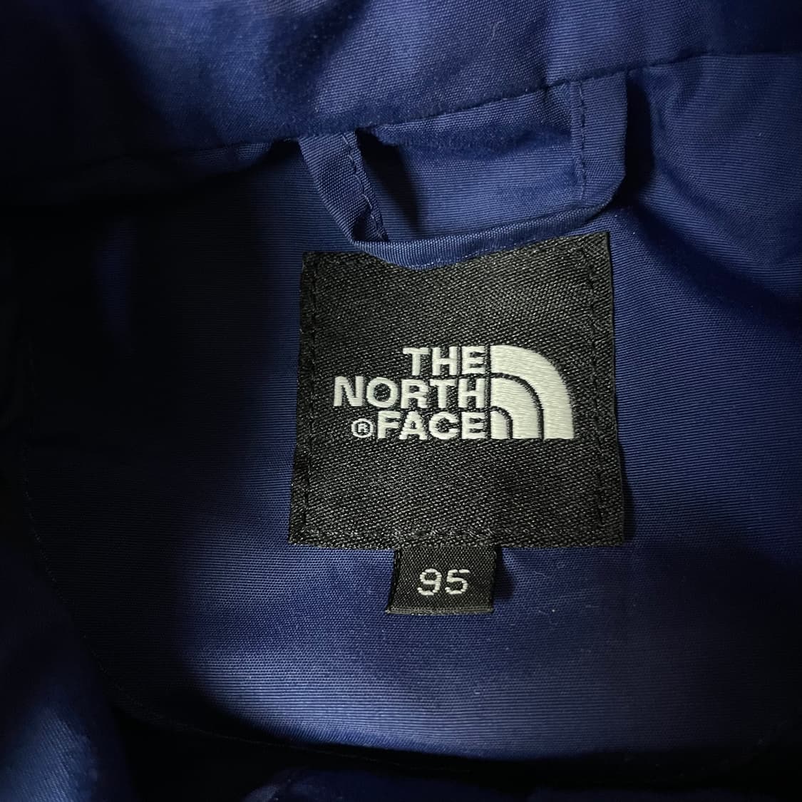 노스페이스 화이트로고 딥블루 바람막이 자켓 95 상품이미지4