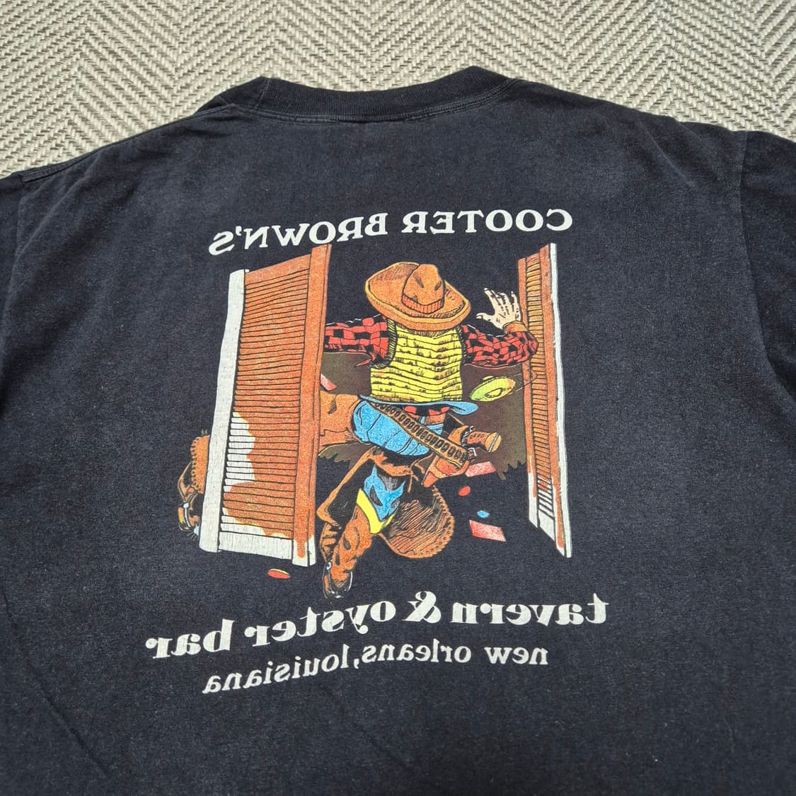 80s Anvil 양면 그래픽 싱글스티치 티셔츠 (XL) 상품이미지6