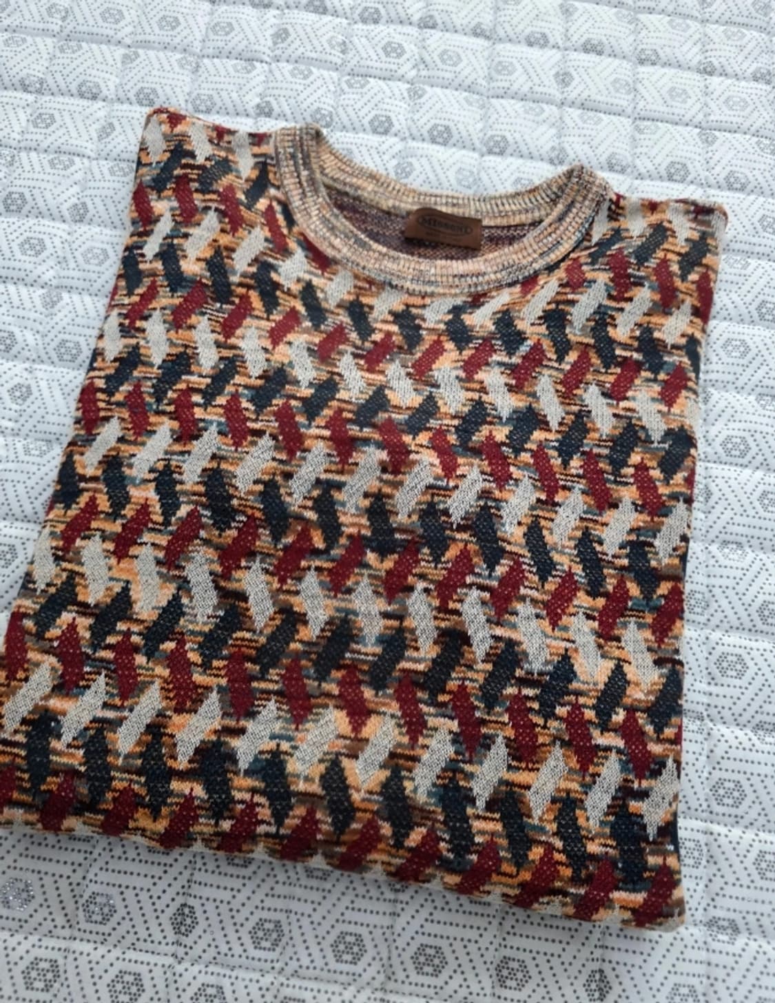 미쏘니 패턴 니트~77 상품이미지7