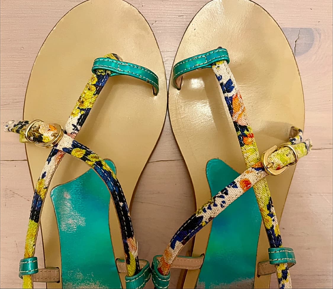 MSGM 플라워 패턴 여성 샌들 37/240 상품이미지3