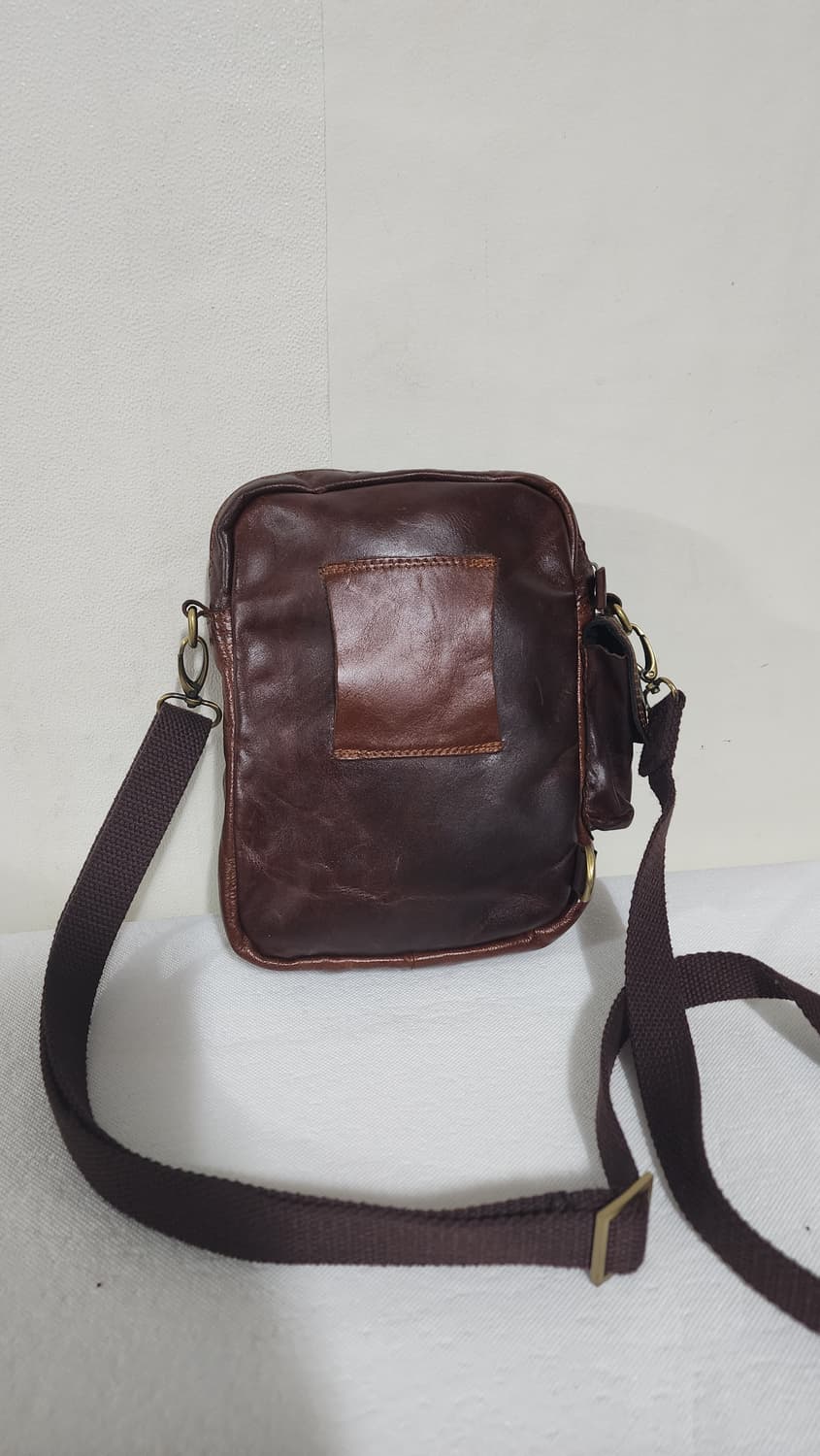 ROCK JEANS 가죽 크로스백 브라운 상품이미지2