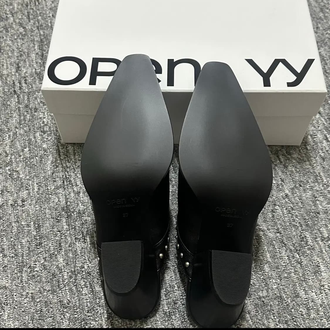 Open yy 오픈와이와이 스터드 웨스턴 뮬 HEART STUD 상품이미지5