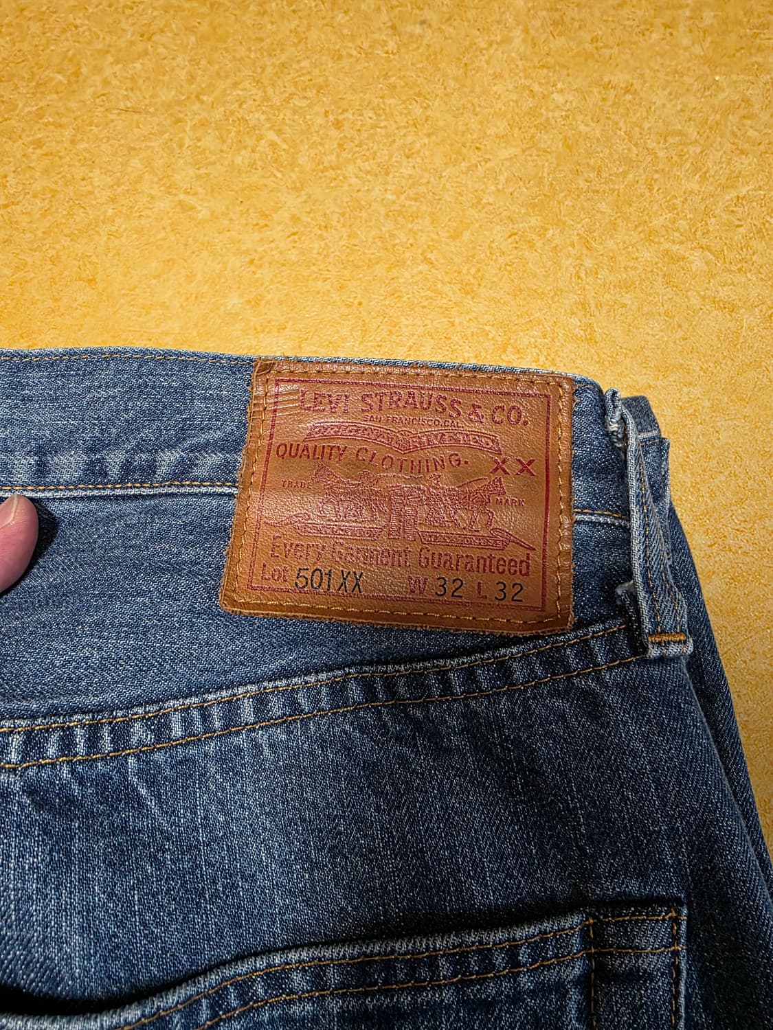 리바이스 47501-0223 중청 32x32 판매 상품이미지2