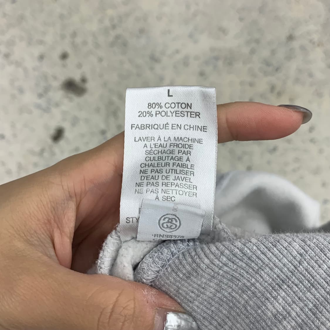 Lacoste 라코스테 그레이 브이넥 니트 상품이미지3