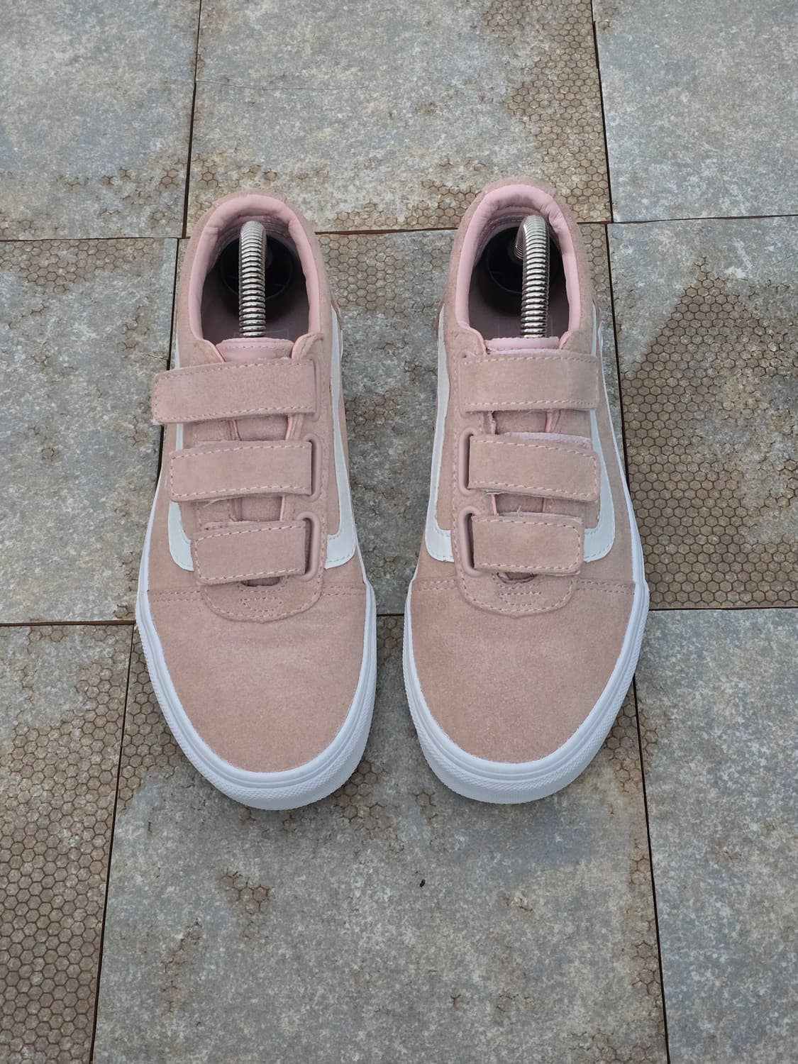 (225)반스 올드스쿨 벨크로 핑크  상품이미지2