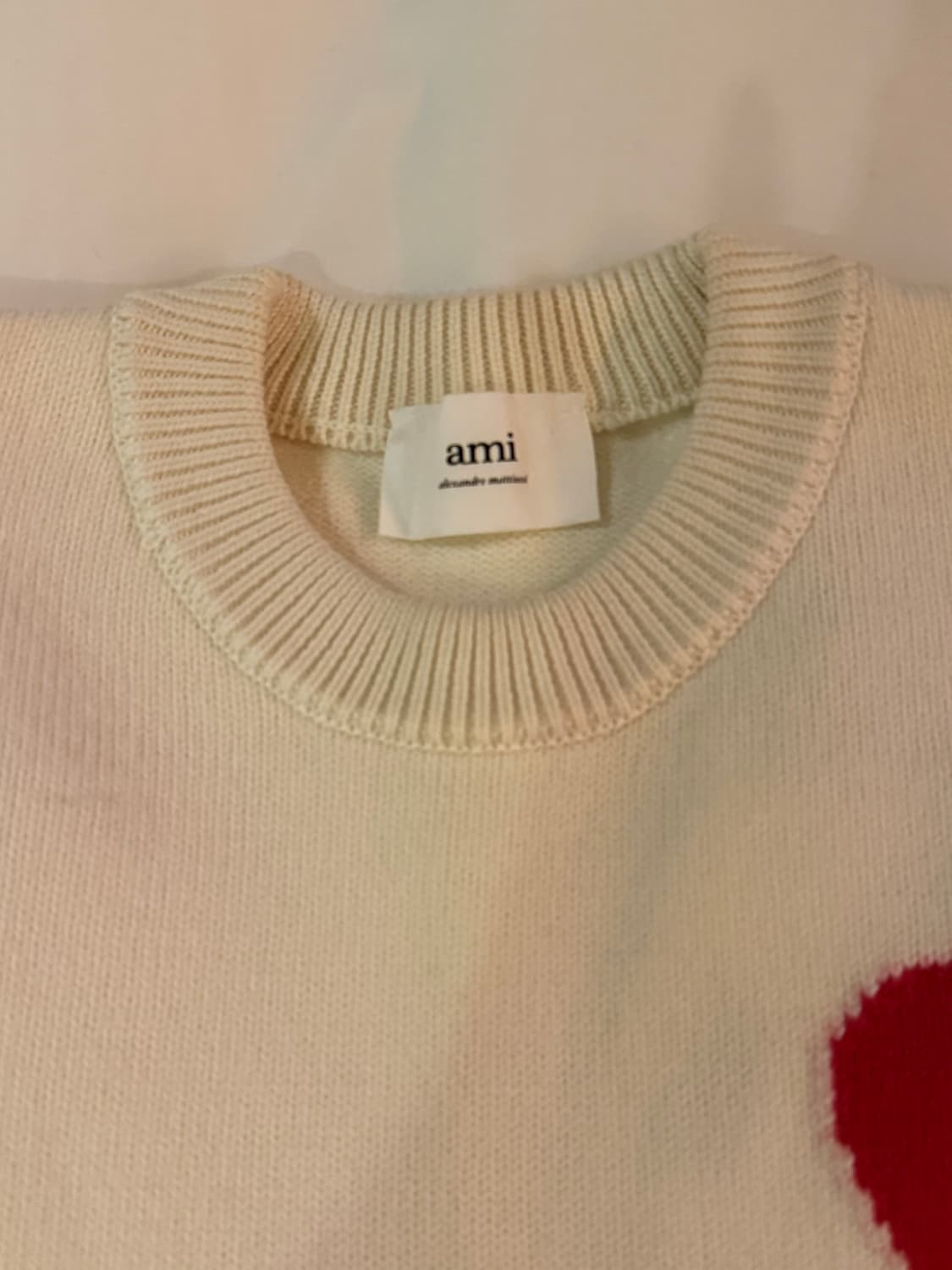 아미 빅하트 로고 니트 상품이미지3