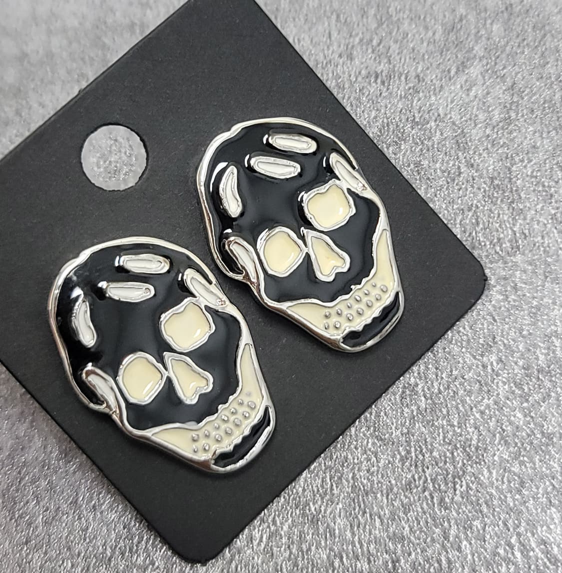 스컬 해골귀걸이 상품이미지2