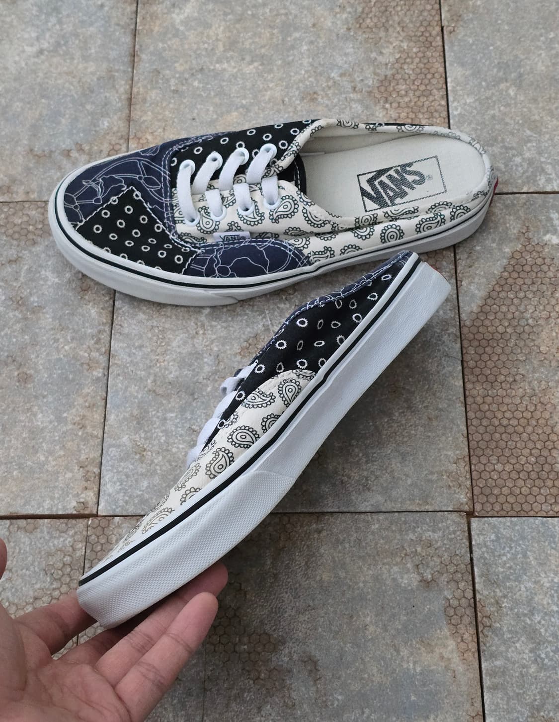 (240)반스 어센틱 뮬 패턴 믹스 상품이미지5