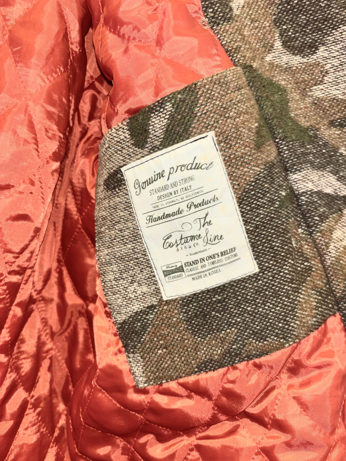 The Costume Line 카모 떡볶이 울 코트 상품이미지4