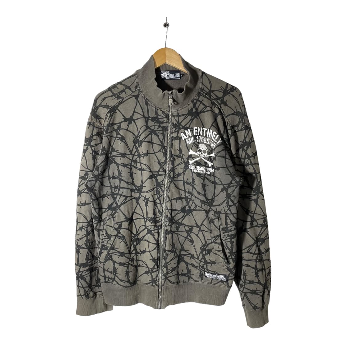 빈티지 펑크 지뢰계 집업 L 상품이미지1