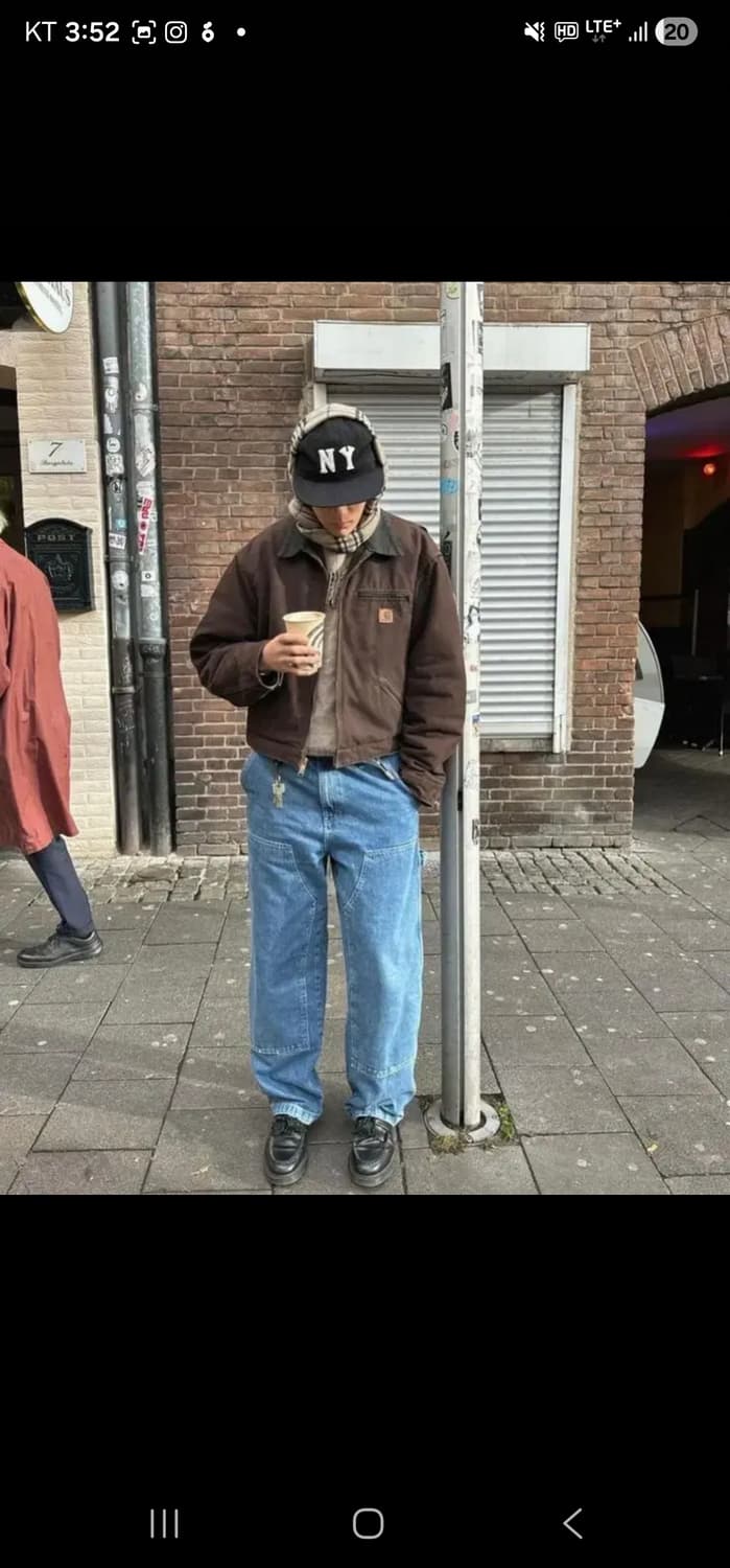 칼하트 J97 디트로이트 자켓 다크 브라운(dkb) 상품이미지1