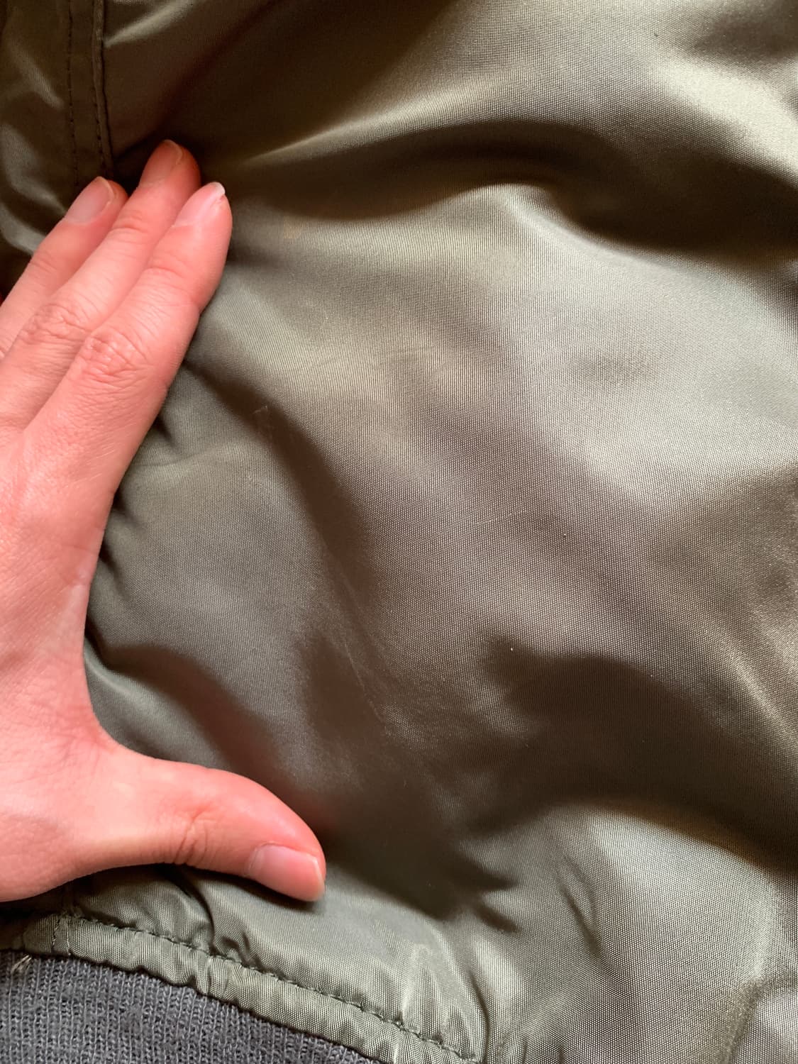 90s USA 알파인더스트리 군납 ma-1 플라이트자켓 상품이미지10