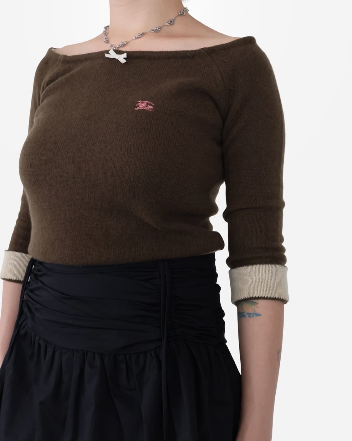 Burberry London Blue Label Wool Knit Top 상품이미지2