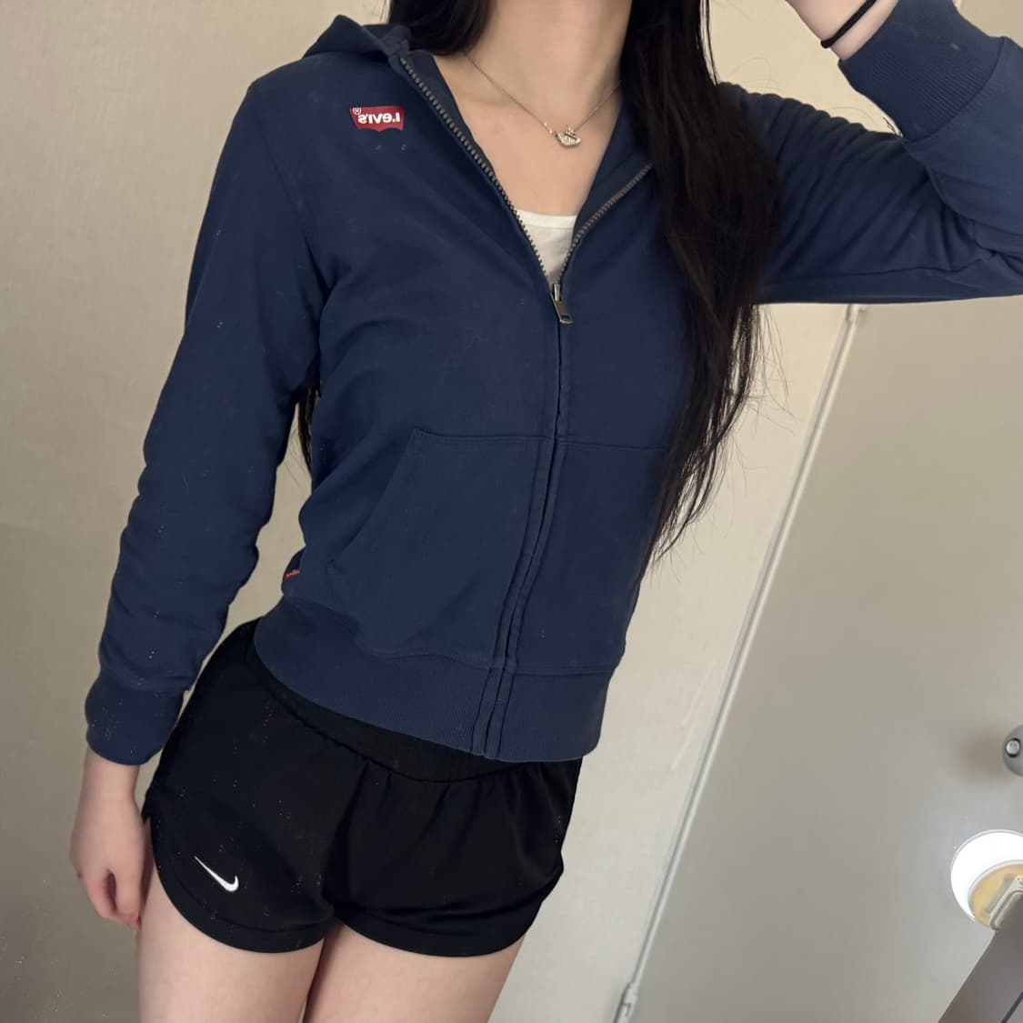 리바이스 네이비 후드집업 💙 상품이미지1