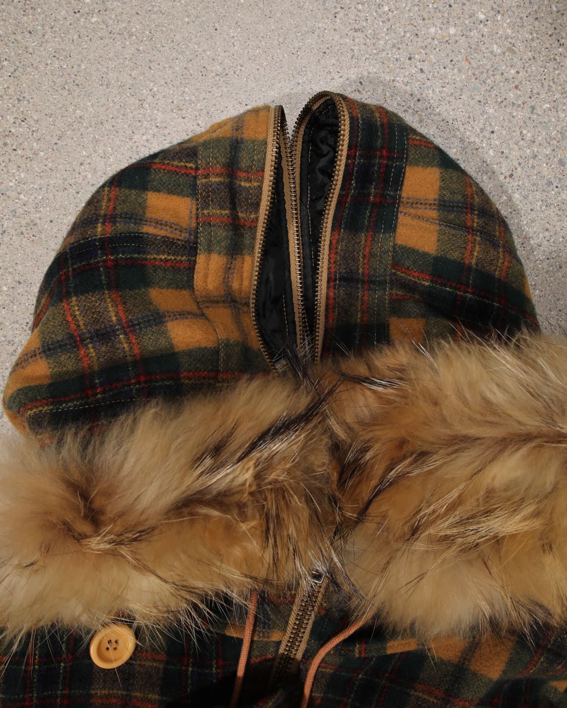 Swagger check fur padding 상품이미지7