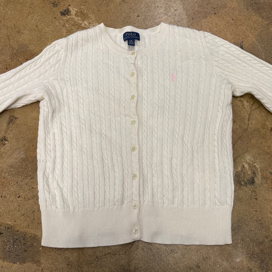 폴로 랄프로렌 화이트 니트 가디건  상품이미지3