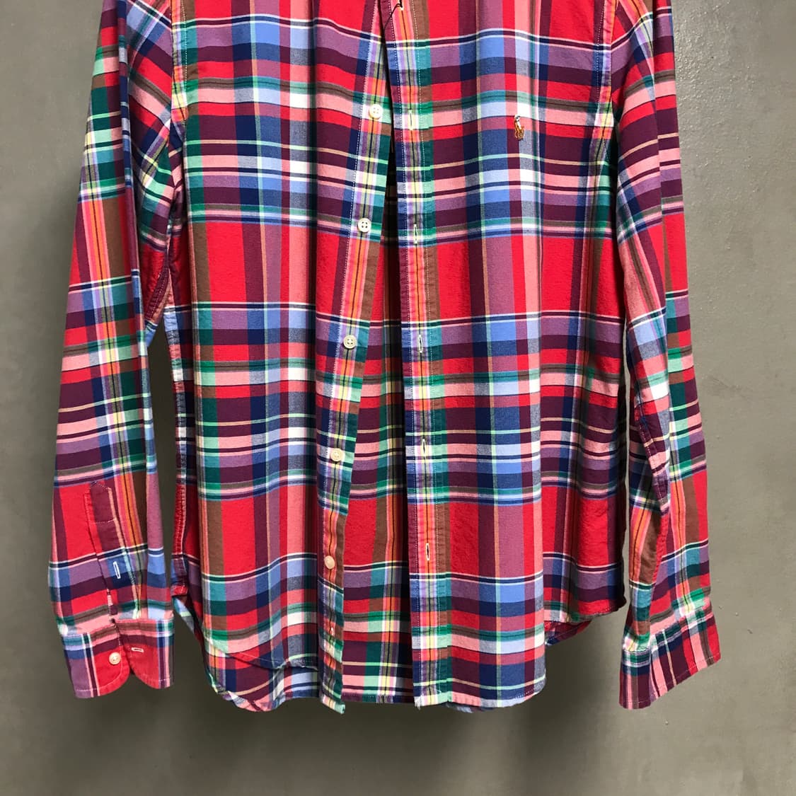 폴로 랄프로렌 QR 체크 셔츠 XL18-20(W) 상품이미지3