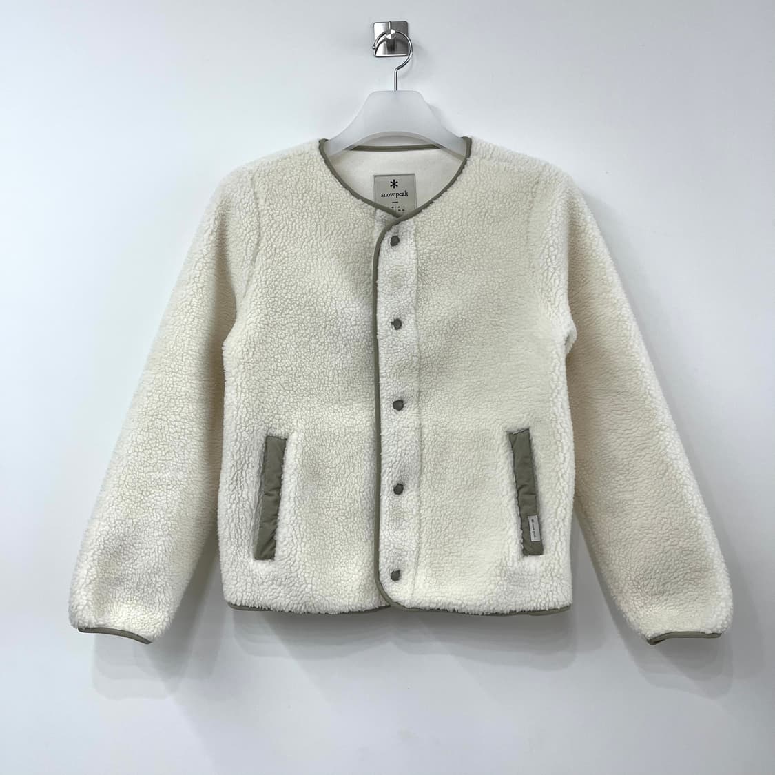 스노우피크 뽀글이 아이보리 플리스 자켓 상품이미지2
