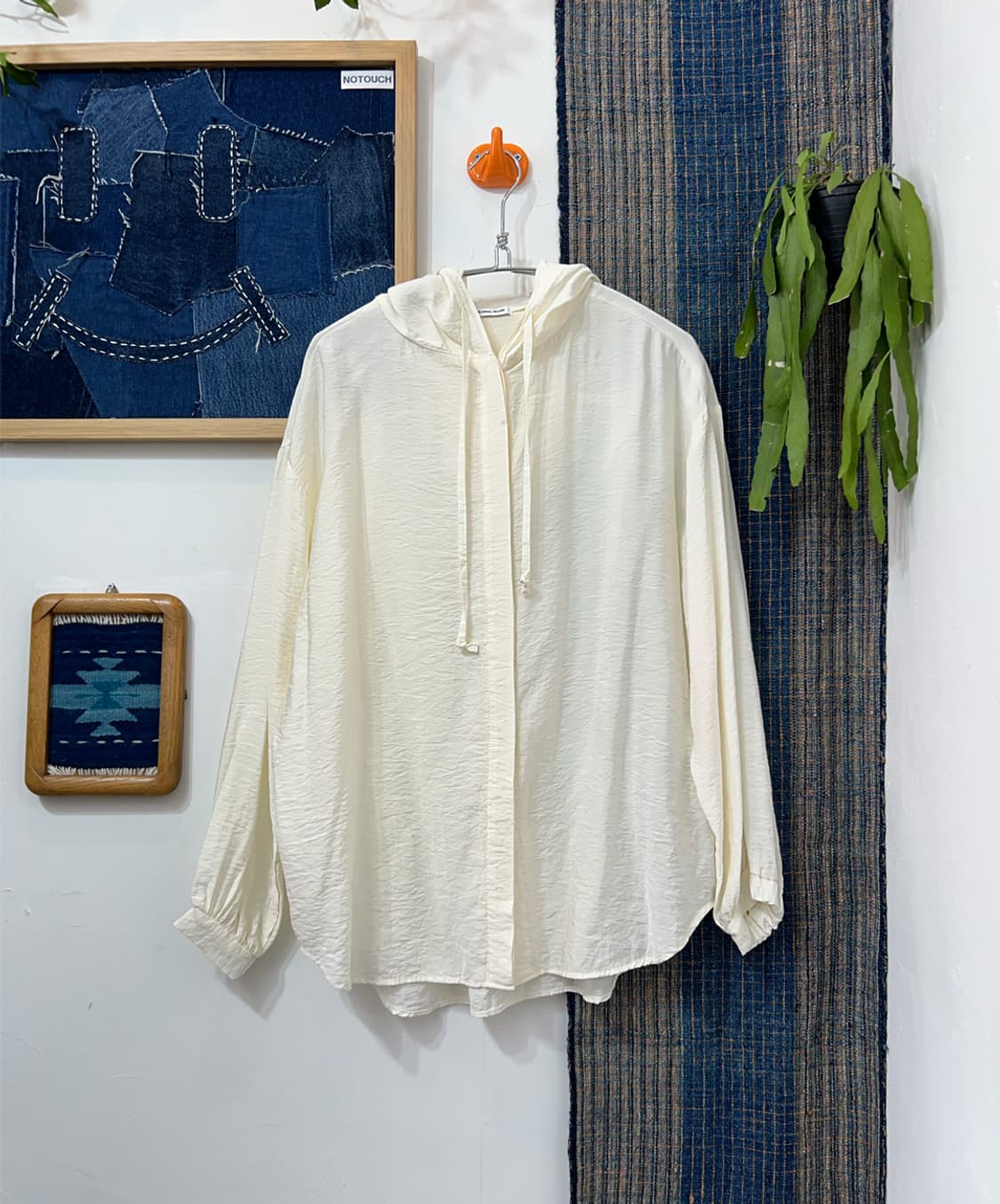 👧🏻GLOBAL WORK    hooded rayon shirt 상품이미지1