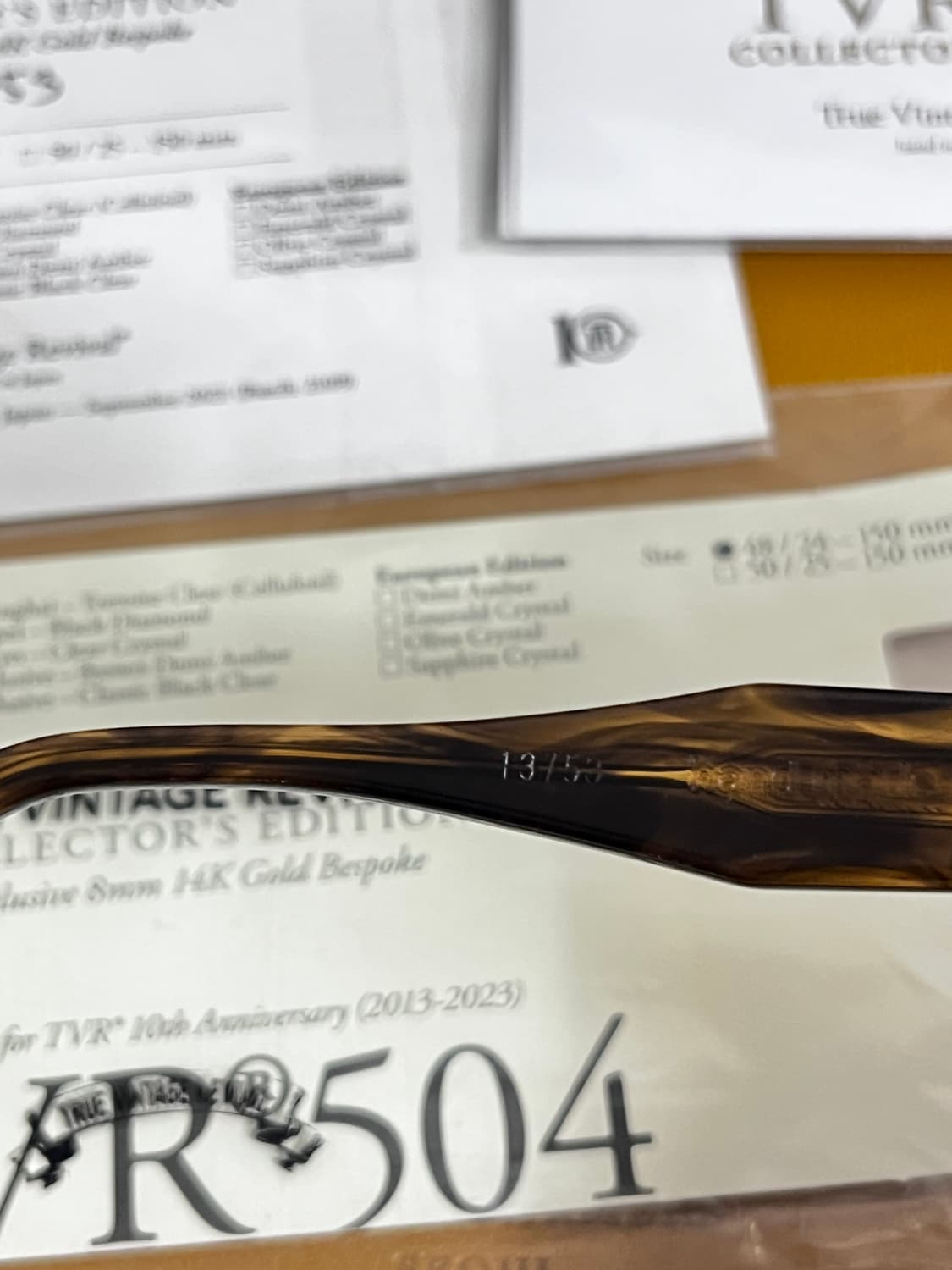 TVR 504 콜렉터스 에디션 데미엠버 팝니다. 상품이미지6