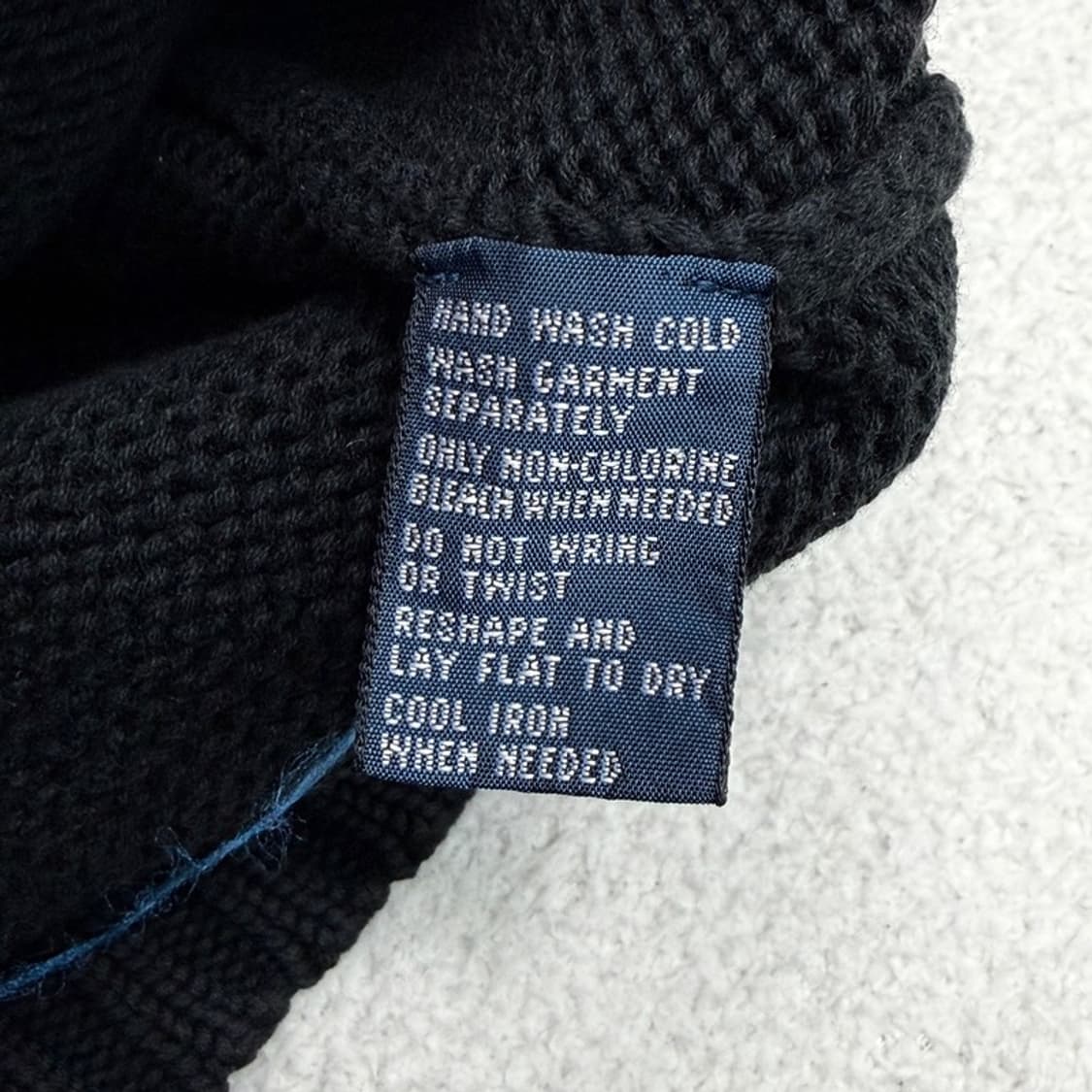 POLO 블랙 레드 포니 니트 코튼 베스트 XXL 상품이미지5