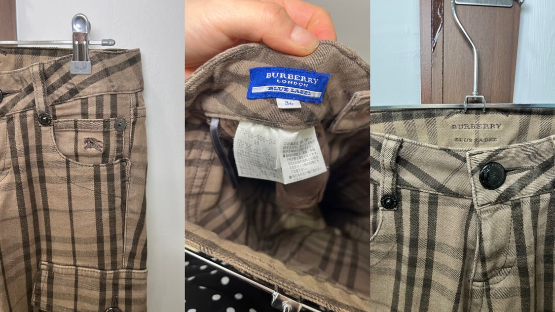 Burberry blue label check capri 상품이미지9