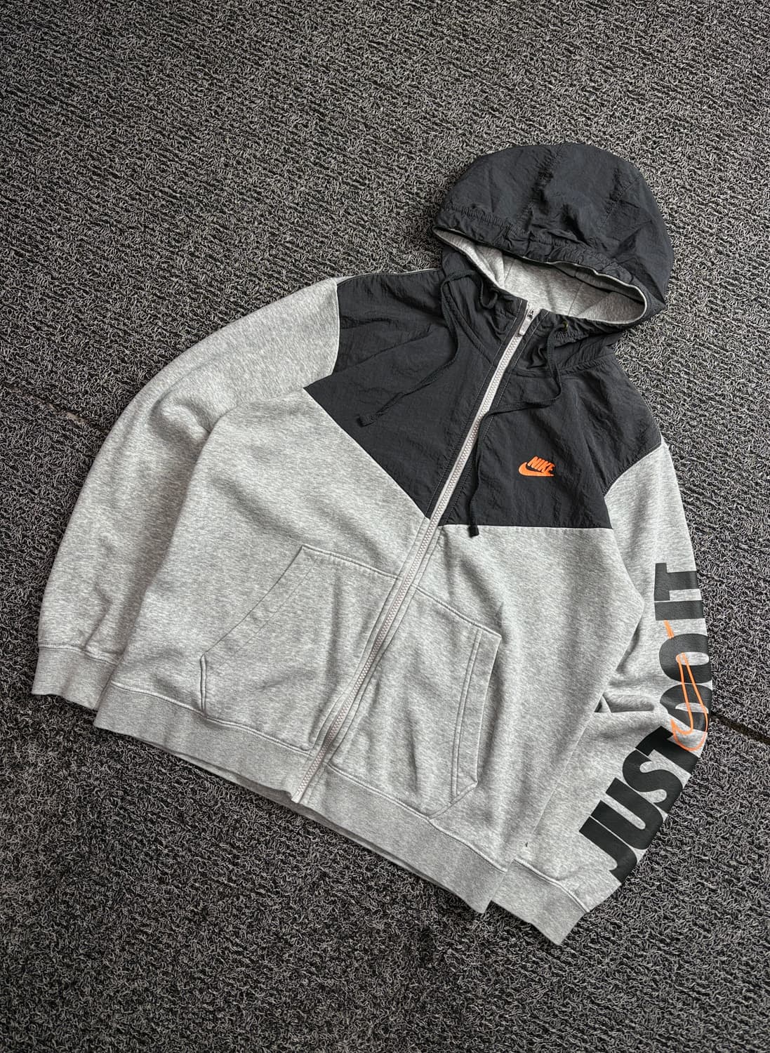 나이키 퓨추라 사이드로고 우븐 믹스 후드집업 2487 상품이미지1