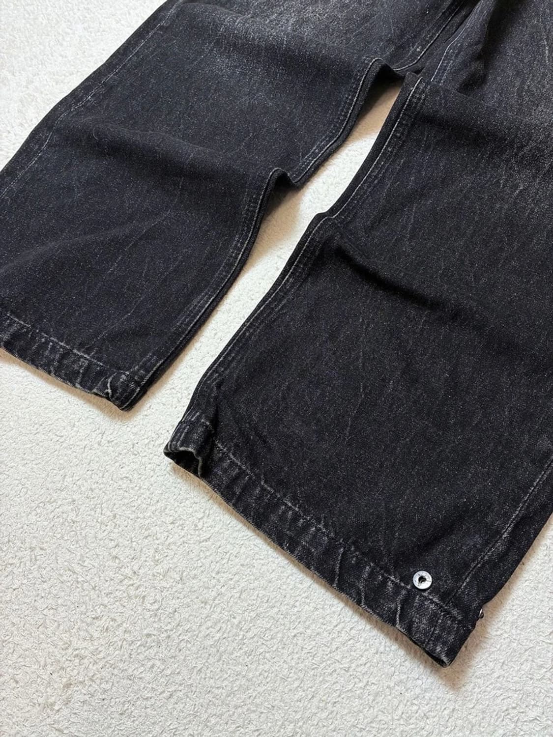 아이돈워너셀 워시드 와이드 데님 팬츠 PN6510    상품이미지4