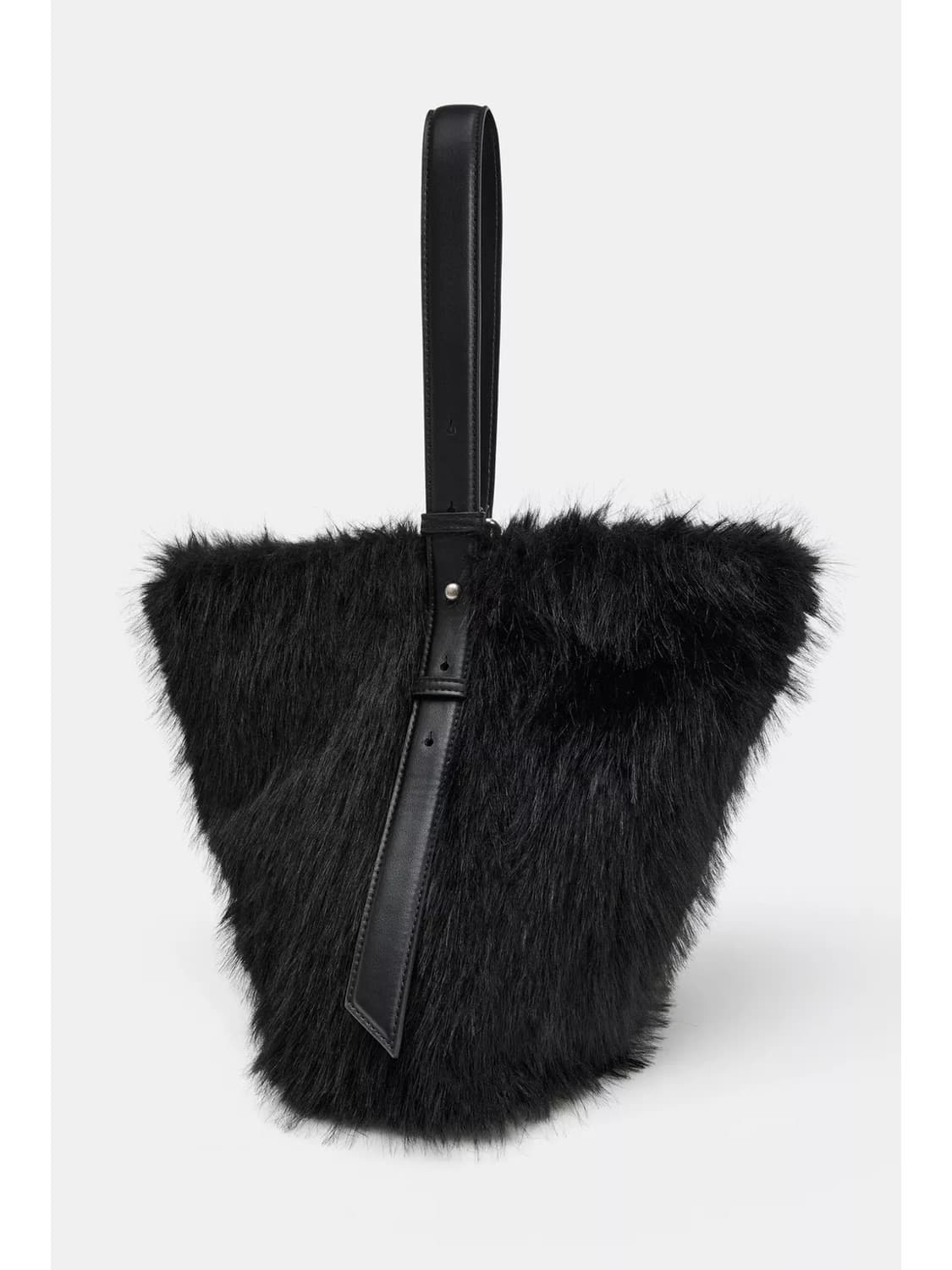 페이크 퍼 버킷백 상품이미지3