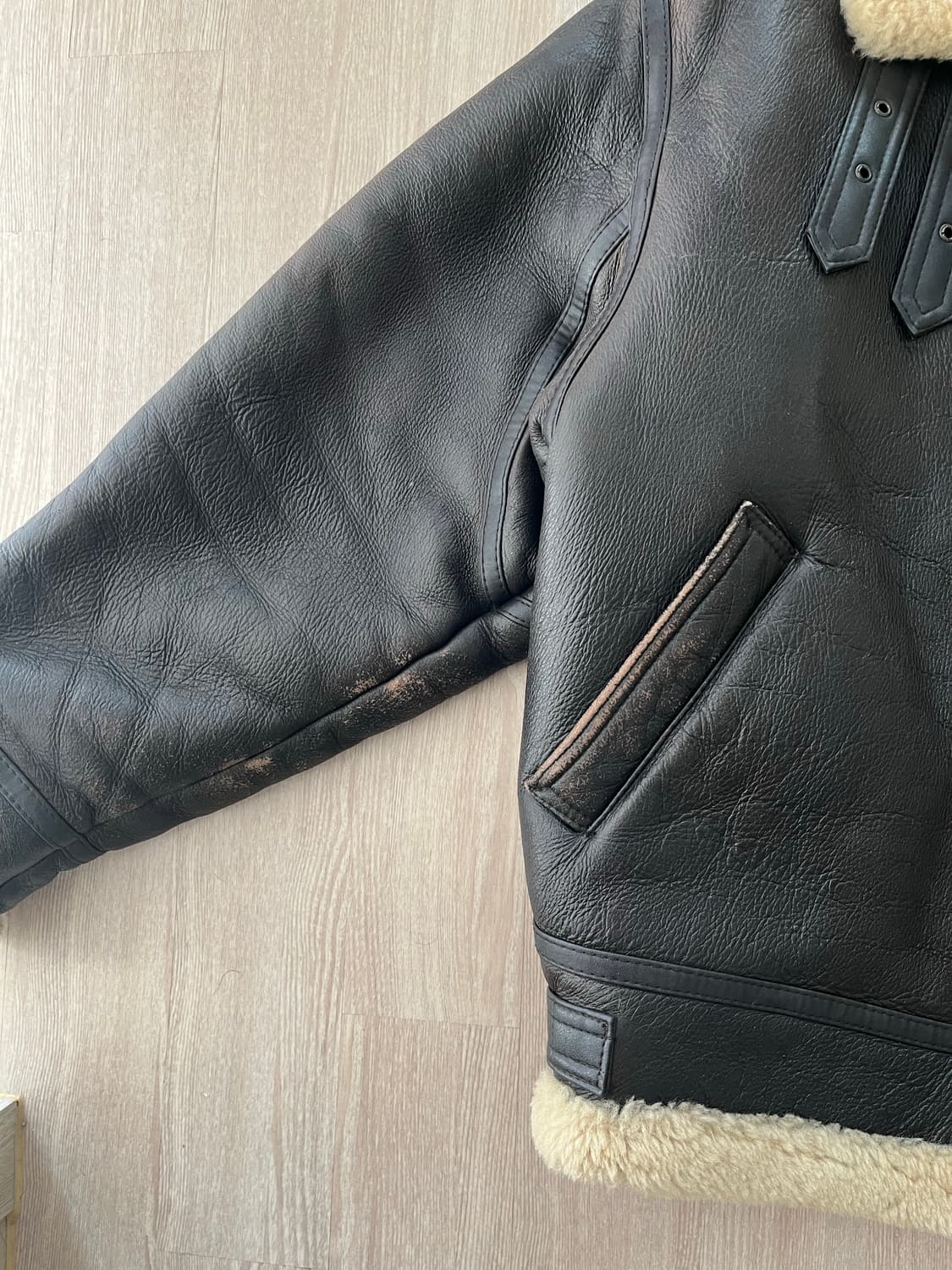 [105-110] 양가죽 B3 B6 리얼레더 남자 무스탕 JK멤버스 상품이미지3