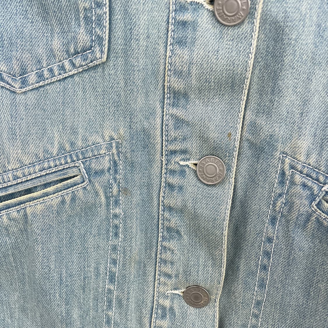 이자벨마랑 데님 자켓 연청 트러커 상품이미지4