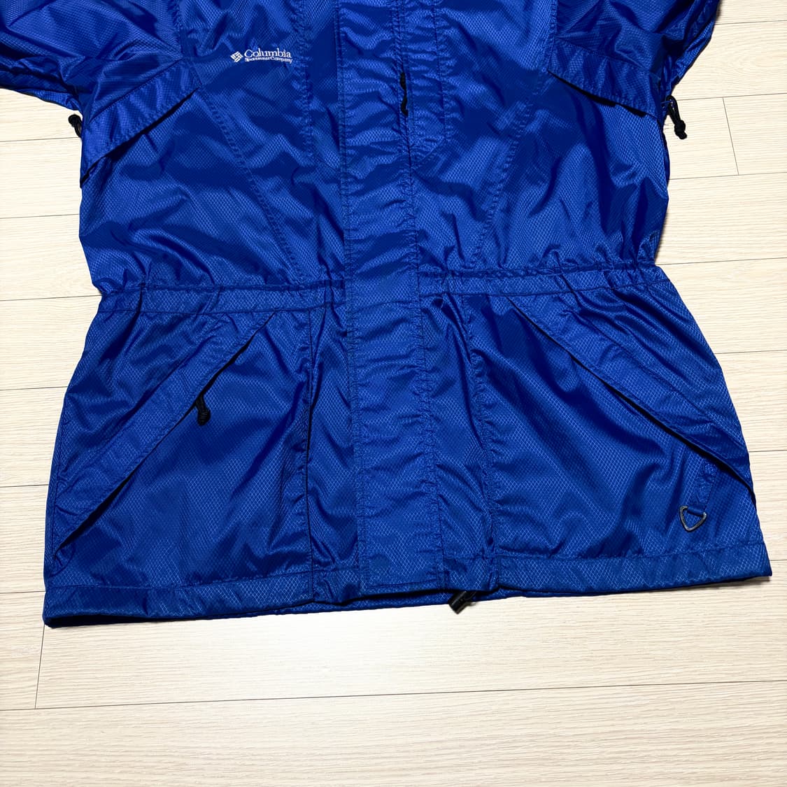 일본판)컬럼비아 90s 올드스쿨 딥블루 투웨이 바람막이 자켓 상품이미지3