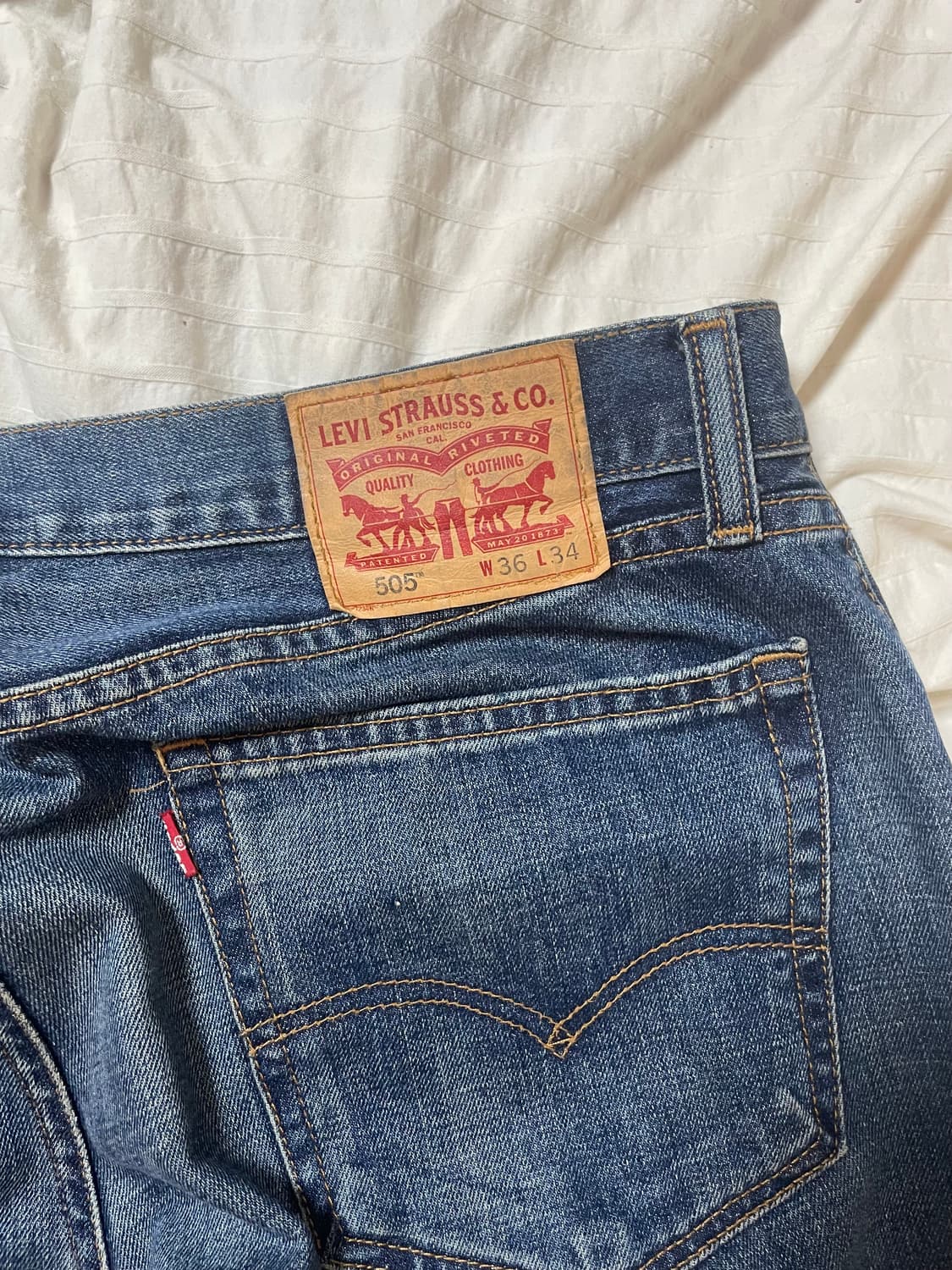 리바이스 505 W36 L34 상품이미지3