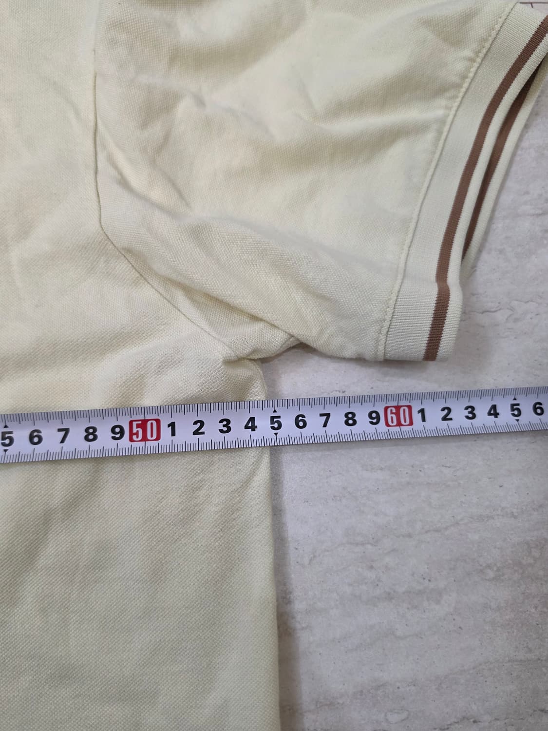 XL)말본 정품 골프 옐로우 반팔 폴로 셔츠 상품이미지6