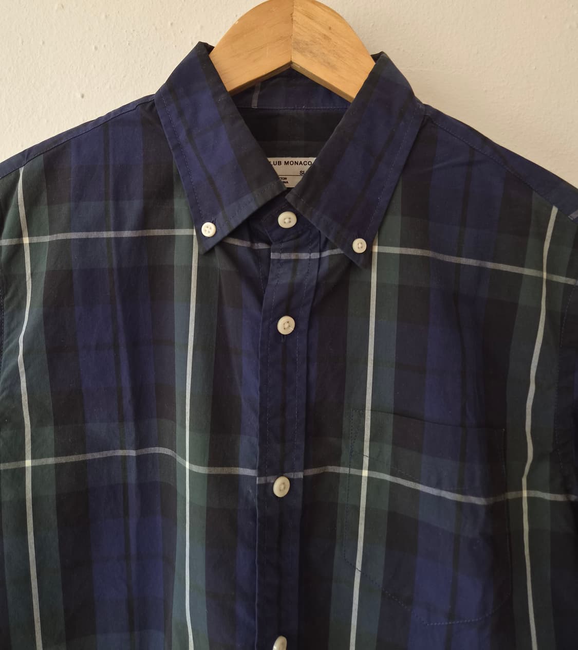클럽모나코 남성 체크긴팔셔츠
 상품이미지2