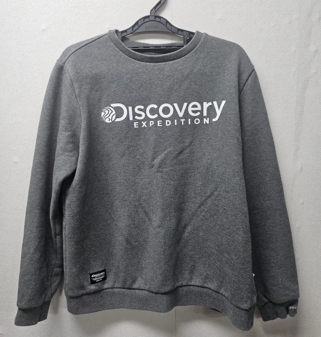 디스커버리 익스페디션  기모 맨투맨 그레이 95 상품이미지1