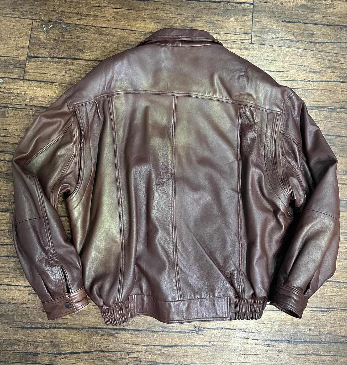 90s SULTAN Sultan Leather 빈티지 가죽 봄버 자켓 상품이미지5