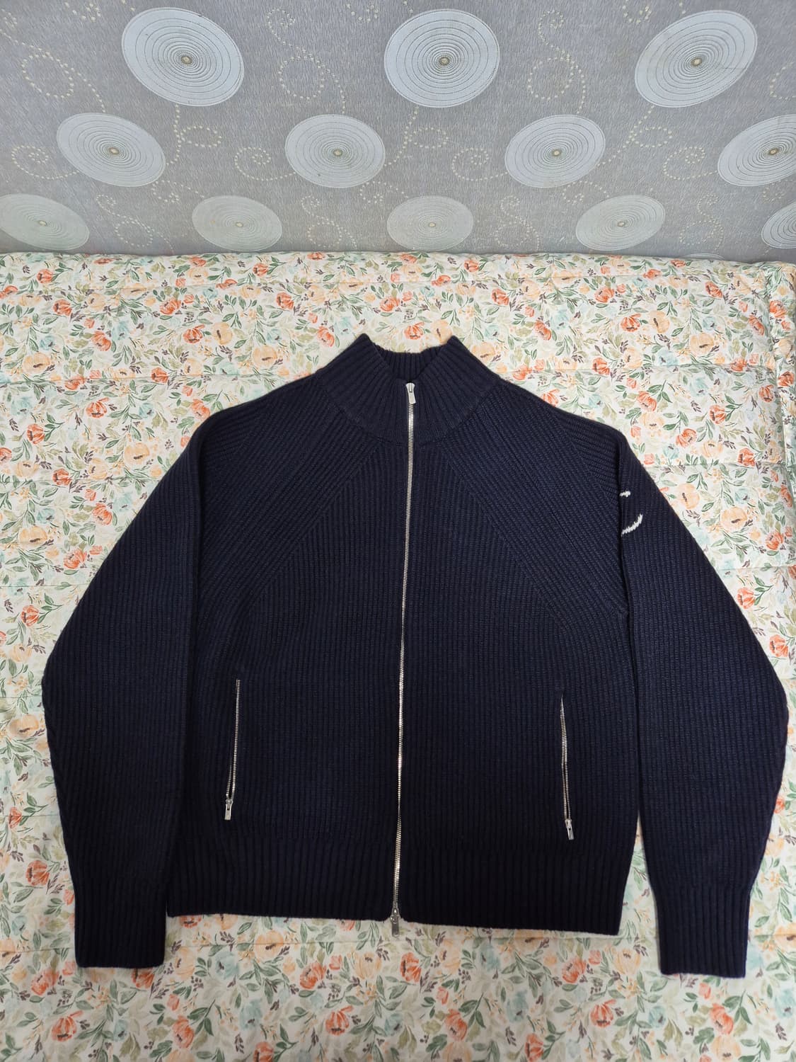 건지울른스 셔틀랜드 울 집업 가디건 XL(105) 상품이미지1