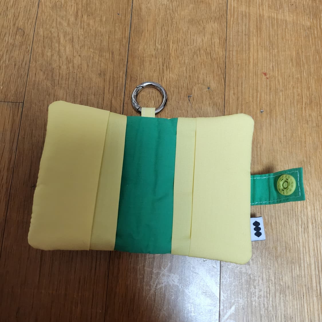 새상품> 퍼피북클럽 패치워크 카드지갑 그린 상품이미지4