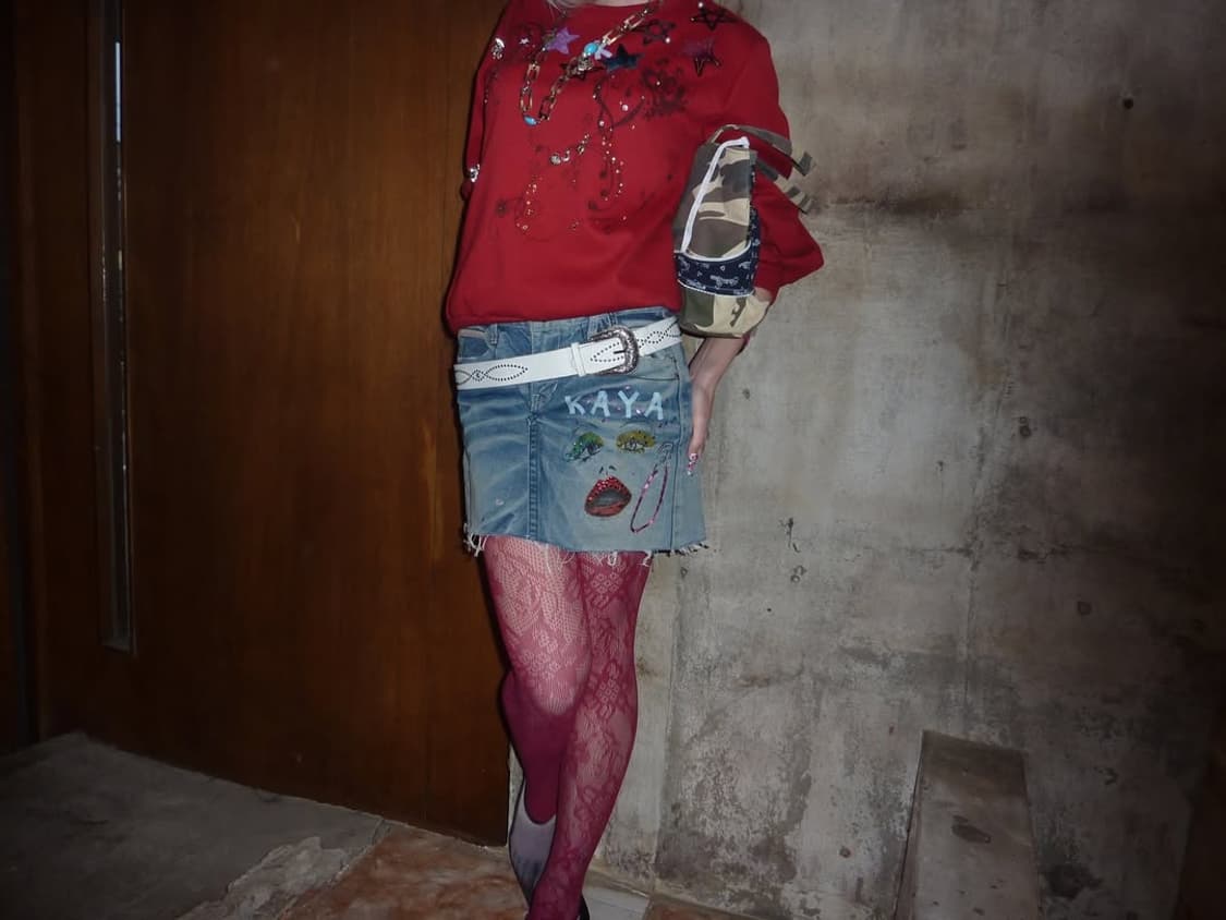 Kaya face denim sk 상품이미지5