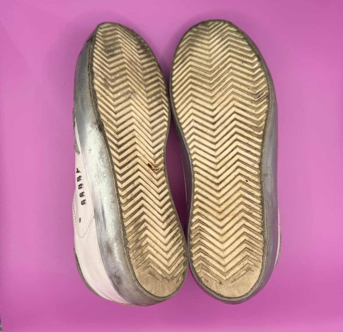 골든구스 슈퍼스타 화이트 실버 (Size 36) 상품이미지6