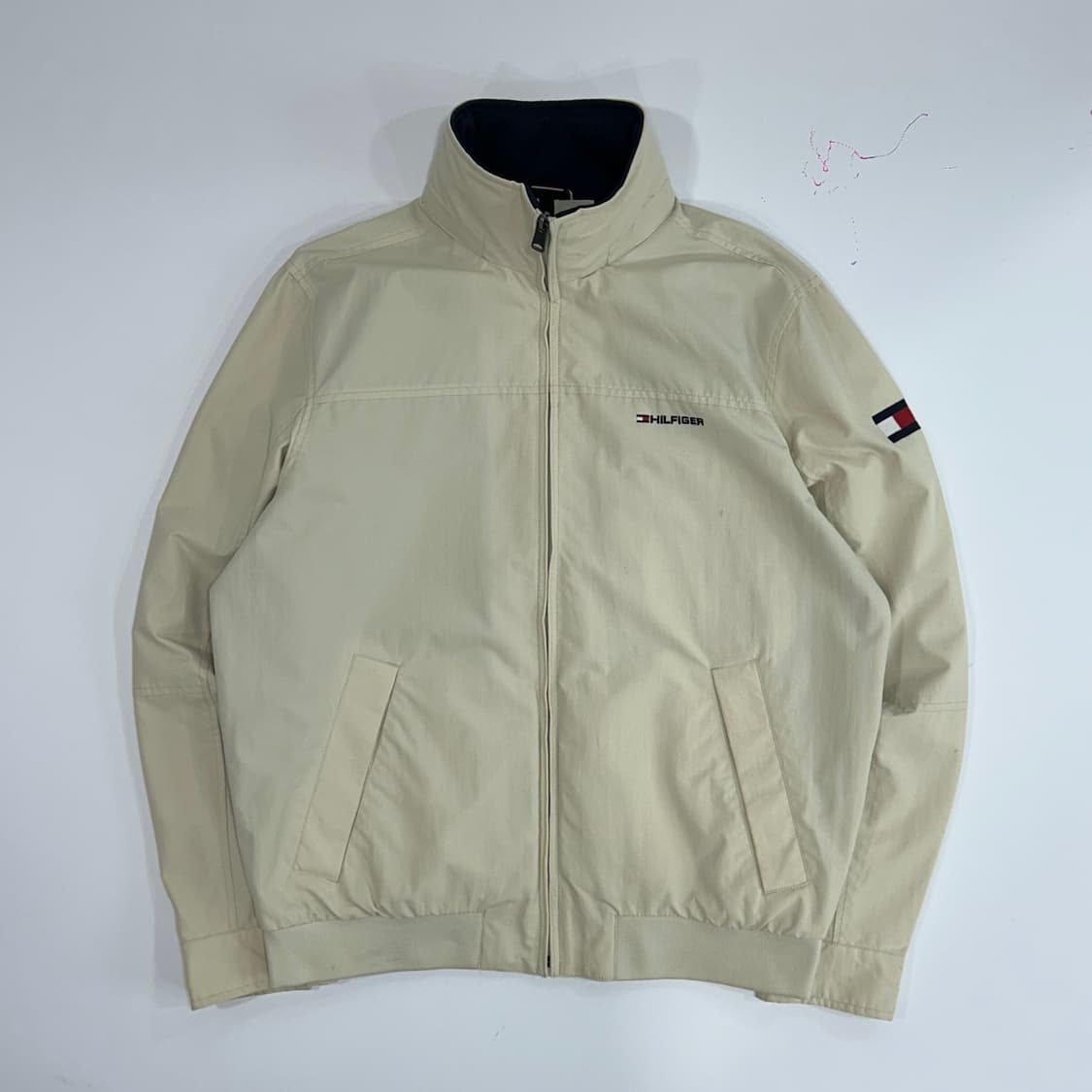 Tommy hilfiger 타미힐피거 사이드&넥 포인트 아이보리 자켓 상품이미지4