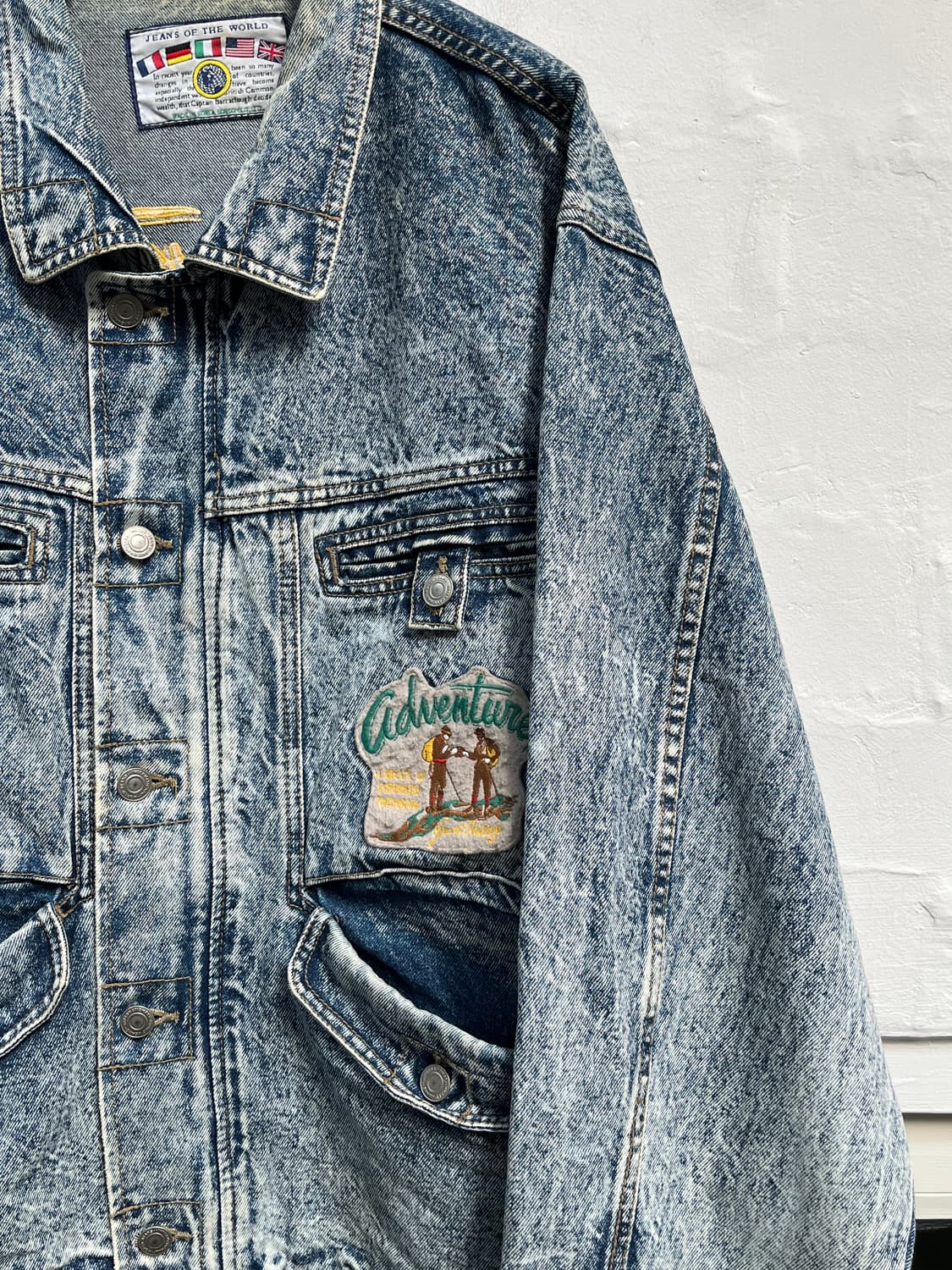 빈티지 워싱 데님 자켓 F 상품이미지3