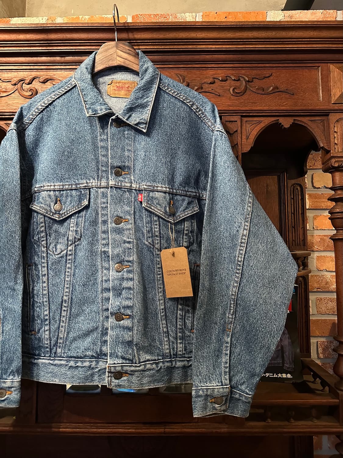 90s USA 빈티지 리바이스 70507 3세대 데님 트러커 자켓 상품이미지2