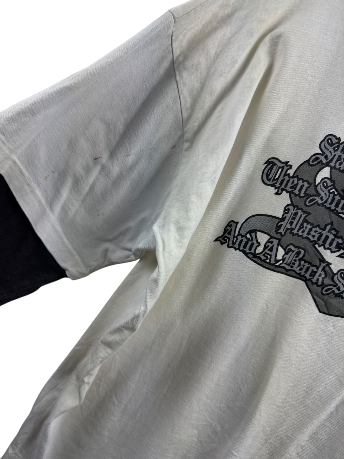 JPN Y2K 레터링 레이어드 롱슬리브1514 상품이미지5