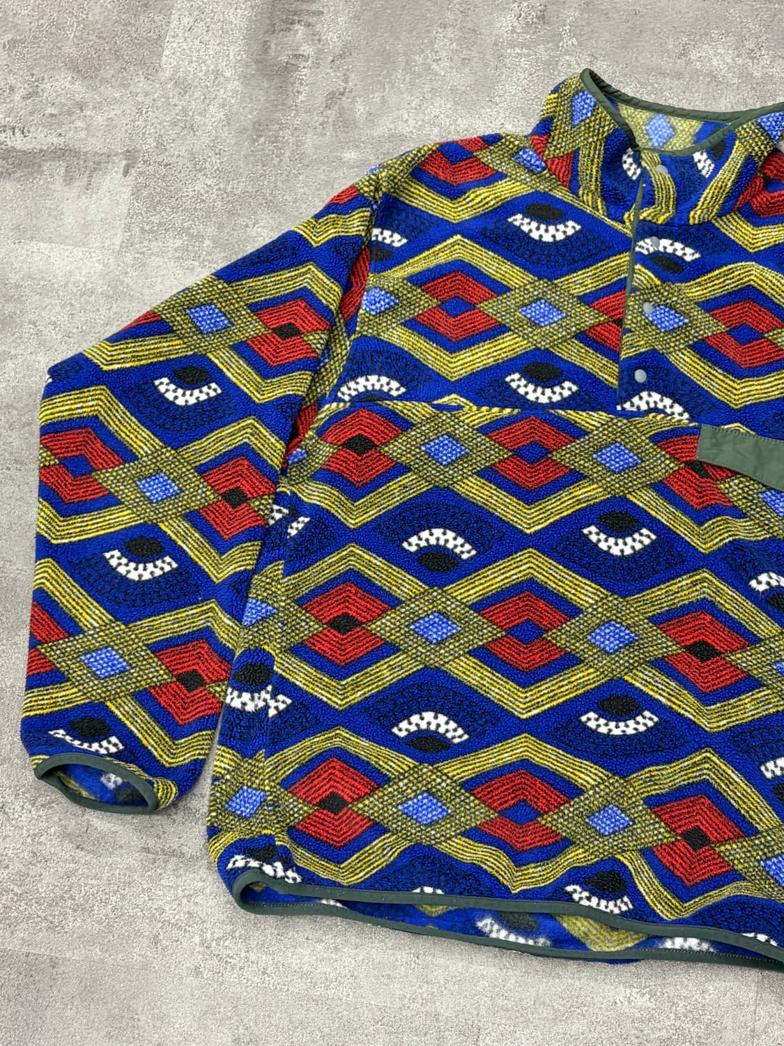 10s 파타고니아 패턴 플리스 스냅티 풀오버 상품이미지4