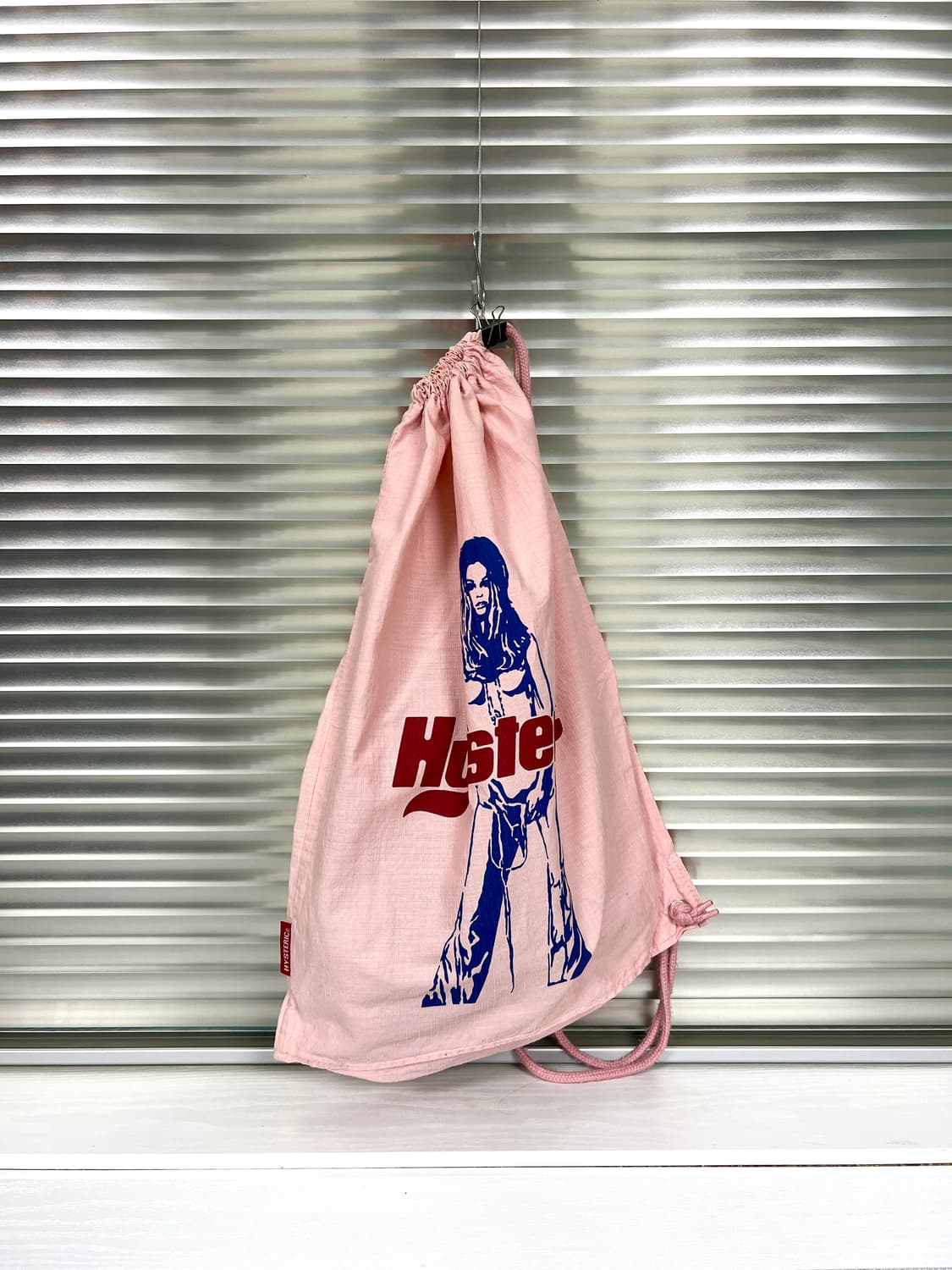 HYSTERIC GLAMOUR-DRAWSTRING BAG (Pink) 상품이미지1