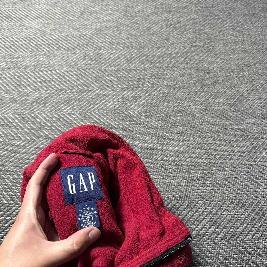 90s 올드갭 GAP 안감 플리스 포켓 베스트 자켓 M 상품이미지3